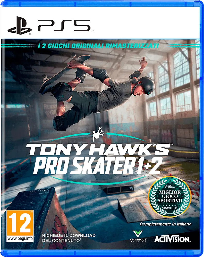 Tony Hawk's Pro Skater 1 and 2